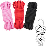 3-Piece Soft Cotton Bondage Rope Set for Couples β Durable Restraint Kit