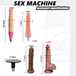 Sex Machine Thrusting Automatic Dildo Machine Fucking Machine,Realistic Dildo Thrusting Love Machine With Powerful Suction Cups,5 Attachments For Sex Toy Machines & Devices