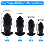 Soft Butt Plug (Black M) + 13 Inch Realistic Huge Wolf Dog Dildo