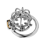 Penis Cage For Sex Metal Chastity Cage With Spikes Sexual Chastity Devices For Male Chastity Devices With Invisible Lock 40Mm