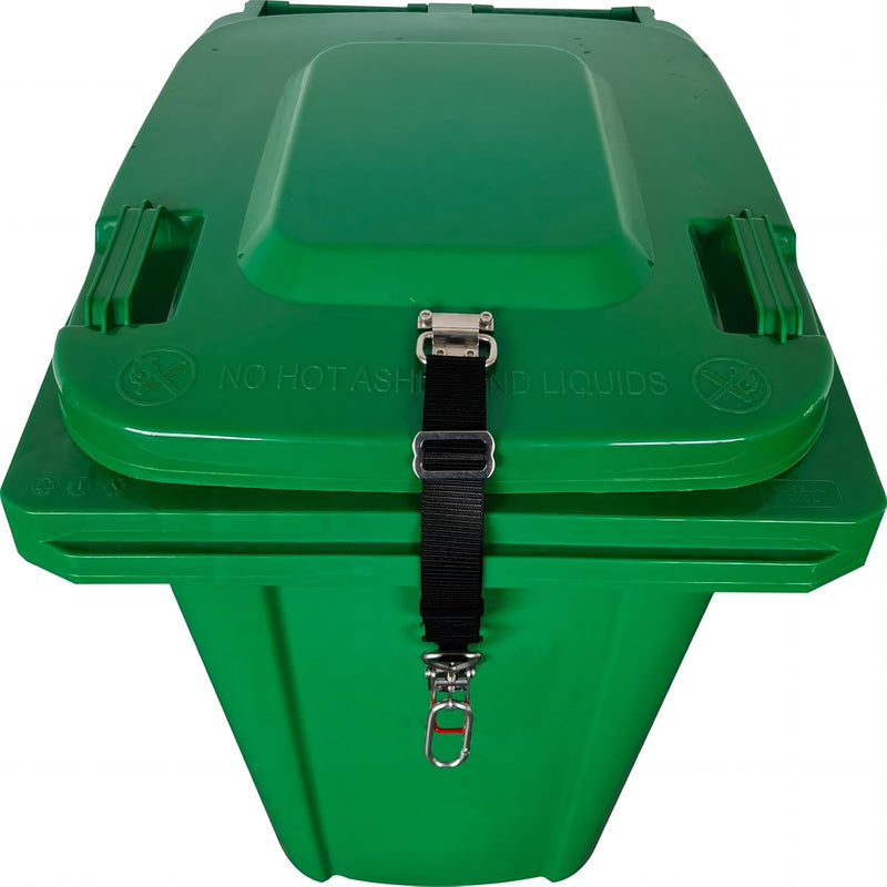 Bear Proof Trash Can Lid Lock,Trash Can Locks For Animals,Heavy Duty Trash Can L