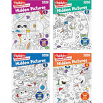 4 Pack Hidden Object Puzzle Books for Kids Ages 6+, Seek & Find Activities