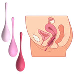 Anal Trainer Kit Silicone Anal Dilator 3Pcs Butt Plugs With Heavy Ball Anal Toy Set For Pelvic Floor Exercises Vaginal Dilator Anal Starter Kit Adult Sex Toys For Women Men