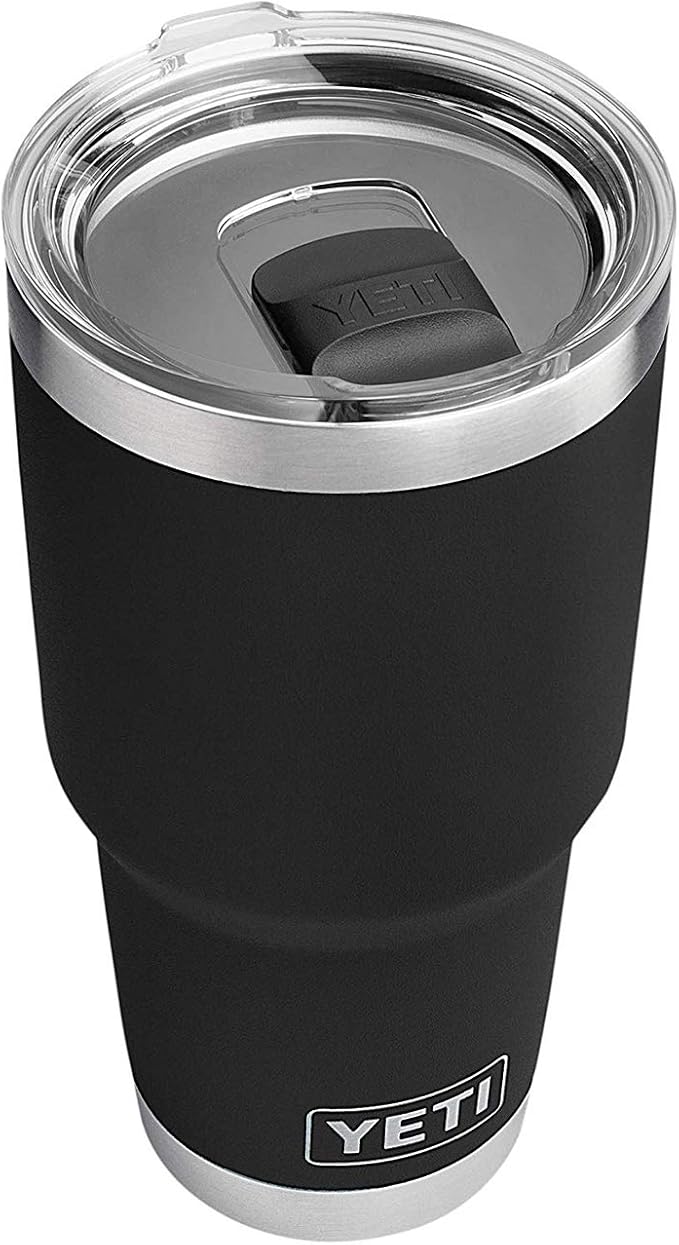 Rambler 30 oz Stainless Steel Vacuum Insulated Tumbler w/MagSlider Lid, Black