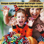 100 Pcs Eye Finger Puppets Toys Set, Wiggly Eyeball Finger Puppet Eye On Rings For Kids, Party Favors For Boys Girls