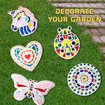 8 Pcs Unicorn Stepping Stone Painting Kit for Kids Ages 4-12