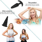 Silicone Smooth Anal Plug, Beginner To Advanced, Suitable For Comfortable Long-Term Wear, Premium Training Sets, Sex Toys For Women Men And Couples (Medium)