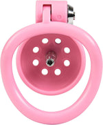 Pink Male Chastity Cage – Secure Locking Cock Cage for Men, Discreet & Adjustable Fit