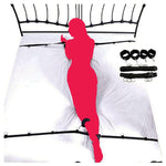 Bed Restraints Sex Set For Bed Straps Bondaged Kit With Adjustable Hand Cuffs Ankle Cuff, Sex Restraints Straps Adult Play King Mattress Sex Hand Cuff Set For Adults Bedroom Women Toys Sweatshirt