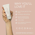 Vegan Water-Based Lubricant, Hypoallergenic & Edible, 3oz, for Couples & Personal Use