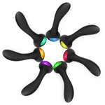 Upgraded Vibrating G-Spot Vibrator - Rechargeable & Waterproof - Body Safe Silicone & Colorful Lights - 7 Stimulation Modes Vibrator - For Women, Men, Couples