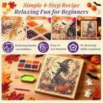 Halloween Pearl Diamond Art Kit for Adults, Spooky 3D DIY Craft & Fall Decor