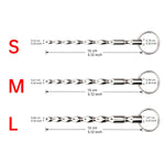 Penis Plug 5 Inches Adult Men Taper-Beaded Urethral Masturbation Rod Male Glans Pleasures Sex Toy (0.2 Inch)