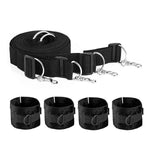 Sex Straps Queen Size Bed Restraints Women Tie Downs Under Mattress For King Bed Bonage Kit For Couples Queen Bed Straps Adult Play Leg Spreader Bar Sexy Handcuff Set For Bedroom Toys Sweatshirt