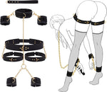 Adjustable BDSM Bondage Restraint Set – 7-Piece Kit for Couples