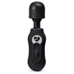 Black Micro Wand Vibrator With 3 Speeds & Flexible Neck - Plastic - Petite