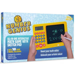 Number Genius Interactive Electronic Math Game With Sketch Pad Educational