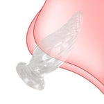 Anal Plug Big Butt Plug, Mango Shaped Silicone Butt Plug, Soft Prostate Massager, Anal Dilator With Powerful Suction Cup For Hands Free Play, Sex Toy For Women Male(L)