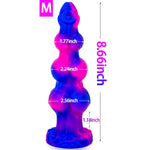 7.48 Inch Monster Knot Dildo Big Fantasy G-Spot Dildo With 3 Knots Anal Dilator With Strong Suction Cup Adult Sex Toys & Games For Women Men Gay Masturbation
