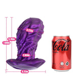 Liquid Silicone Anal Butt Plug With Strong Suction Cup Prostate Massage Anus Dilator Stimulator Trainer Sex Toy For Men Women Couples (L)