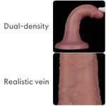 6 Inch Dual Density G-Spot Realistic Dildo Vibrator For Beginner,Suction Cup Strap On Vibrating Dildo With 10 Speed, Small Vibrating Anal Plug Sex Toy For Men Women Waterproof & Quiet