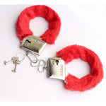 Handcuffs With Keys Adult Sex Toys Wrist Ankle Cuffs Sex Bondage Restraints Bdsm Kit Cosplay Police Handcuffs For Couples (Red)