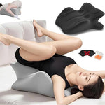 27° Couples Support Pillow with Firm Foam Wedge Design (Black)