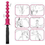Vibrating Anal Beads Butt Plug Silicone Vibrator G-Spot Stimulator Male Prostate Massager Anal Dildo Sex Toys For Men Women Couples Beginners