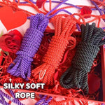 Bdsm Shibari Sex Bondage Restraint Rope - Soft Tie-Ups For Women, Long Restraining Multipurpose Sex Restraints, Adult Sex Toys For Women, Men & Couples (3 Colour)