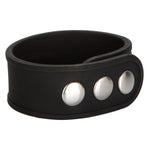 Silicone Tri Snap Erection Ring, Black