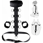 Bondaged Restraints Sex Spreaders Queen Bed Set For Women Submissive Kit Tied Up Adult Sex Playing Bed And Handcuffs Tools Neck Collar To Wrist Sex Restraining For Women Behind Back Set Sweater R2