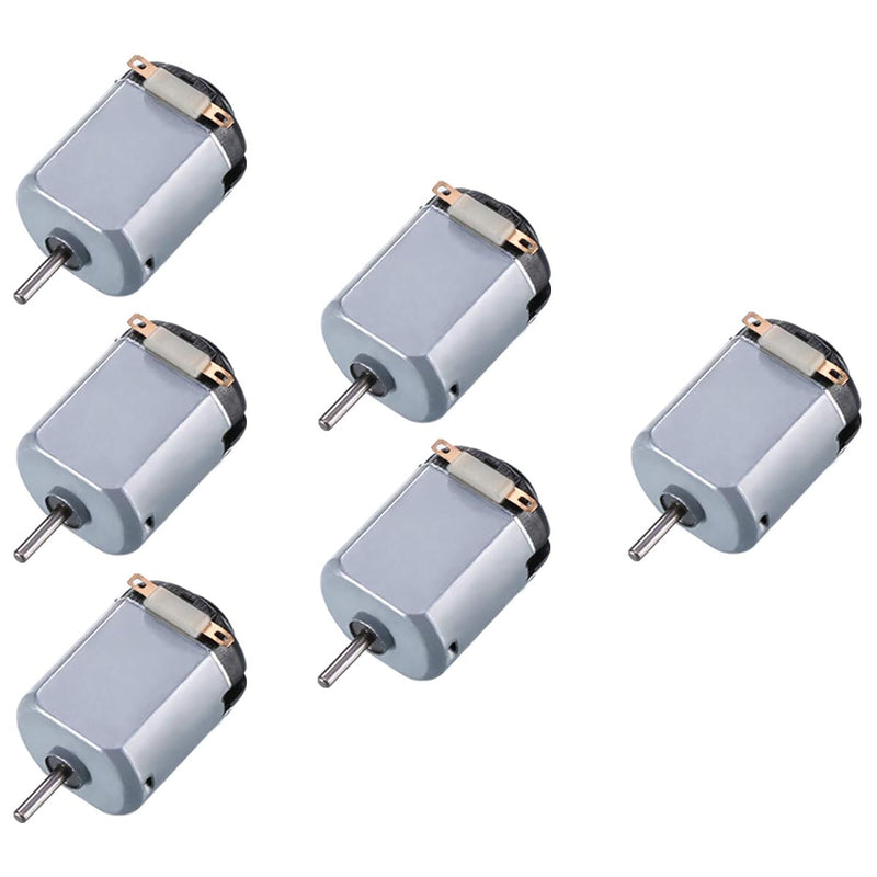 6 Pack Dc 1.5 3V 15000Rpm Mini Electric Motor For Diy Toys, Science Experim