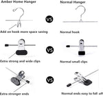12 Pack Heavy Duty Add on Metal Pants Skirt Hangers, Stackable Add-on Metal Clothes Hangers with 2-Adjustable Clips, Cascading Clip Hangers Space Saving for Jeans, Slacks