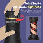 Adjustable Pocket Pussy Male Masturbator for Men with Suction & Soft TPE Sleeve