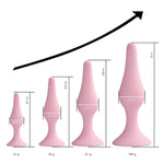 Anal Plug Sex Toys, 5Pcs Sex Anal Toys Silicone Butt Plug Training Kit Adult Sex Toys & Games For Women Male And Beginners (Pink)