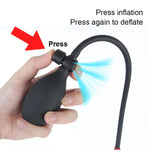 Inflatable Butt Plug Prostate Massager Adult Sex Toys For Couples, Silicone Anal Plug Anal Training Stretcher Extender Female Male Sex Toy, Bdsm Anal Buttplug Expansion Anal Sex Toy For Men Women