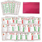Christmas Feud Games, Xmas Santa Game Cards, Winter Party Games For Family Friends, Friendly Feud Game For Groups, Holiday Party Decorations Supplies Favors, 18