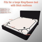 Adjustable BDSM Bed Restraint Set – Easy-Install Bondage Straps with Cuffs for Couples