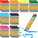 80 Pcs Bingo Daubers Dot Markers Set 12ml 0.4oz, 8 Vibrant Colors, Trendy Art Supplies