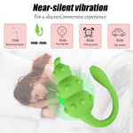 Green Portable Anal Plug Adult Sex Toys, Vibrator For Women Clitoral Anal Sex Pleasure,Soft Silicone Sex Love Egg 10 Powerful Stimulating Wand For Couple Men Women Pleasure