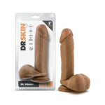 Blush Dr. Skin Dr. William 8" Realistic Veiny Dildo W/Suction Cup & Balls - 1.75" Thick Soft Real Feel Cock, Strap-On Compatible, Pvc Body Safe Play - Adult Sex Toy For Women, Men, Couples - (Tan)