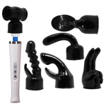 Vibrator Magic Massager Male/Female Vibrators Sex Toys For Men And Couple, Wand Massage With 6 Pieces Attachment, 10 Modes Powerful Speed For Clitoral Stimulation Couple Toys