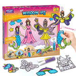DIY Window Art Princess Suncatcher Kit, 16 Pieces, Mess-Free Craft Kit
