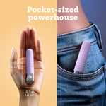 Bullet Vibrator By - Rechargeable & Waterproof Vibrator Bullet With 10 Pleasure Modes, Body-Safe Silicone, Discreet Women'S Sex Toy, Adult Sex Toy, 3.8? × 0.7? (Lilac)