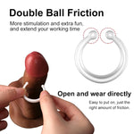 2 Pcs Adjustable Cock Ring,Silicone Stretchy Penis Rings,Mens Glans Ring For Erection Enhancing &Long Lasting Stronger,Phimosis Stretcher Adult Sex Toys For Men Pleasure Sexual Stimulation Device