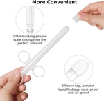 Lube Applicator Syringe, 6.5” Personal Lubricant Shooter with Silicone Cap