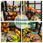 Flower House Building Set, Compatible With Lego Flower House Create Elegance And Warmth Environment, With Beautiful Gift Box Toys For Boys Girls 6-12 And Building Lover (579 Pcs)