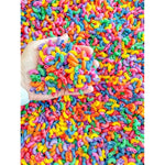 2 Cups Of Rainbow Pasta Sensory Bin Filler For Sensory Table - Elbow Noodles