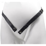 Male Chastity Cage Anti-Off Strap,Leather Chastity Belt Device Penis Cage Accessories,Adjustable Cock Cage Auxiliary Belt Sex Toy for Men (Black)