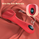 3-in-1 Vibrator Wand – Clitoral, Vaginal & Labia Stimulator with 9 Modes & LCD